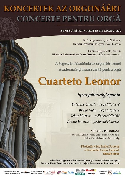 Koncertek az orgonáért - Cuarteto Leonor