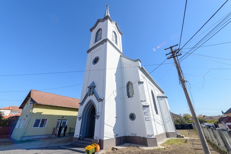 Megújult a balázsfalvi református templom külseje