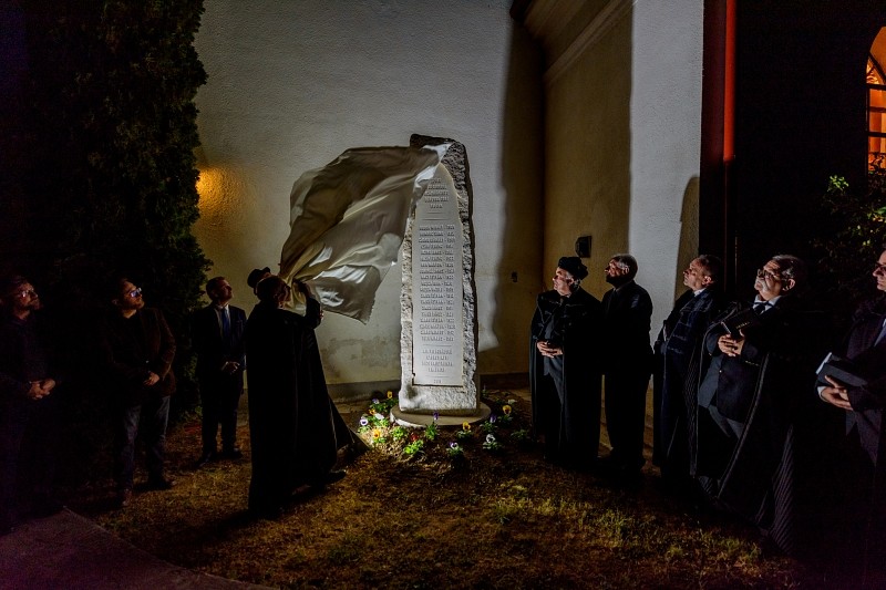 A második világháború elesetteinek emlékére állítottak emlékművet Györgyfalván